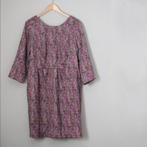 Isaac Mizrahi Live Floral Tapestry Jacquard Dress